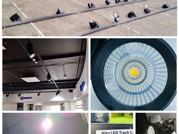 55 UNITS PRELUX NICO TRACK LIGHTS JOB LOT - Main image