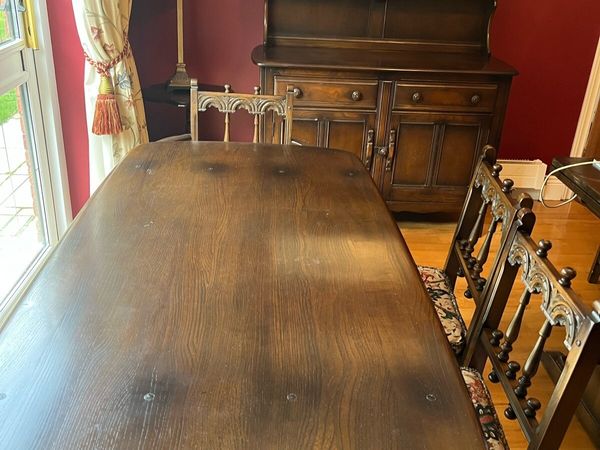 Ercol dresser, table and chairs - Main image