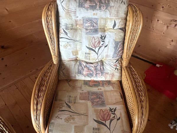 Cane Conservatory Suite - 2 Seater plus 2 Armchair - Main image