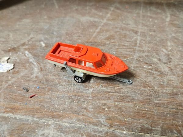Corgi Majorette Speed Boat on Trailer - Main image