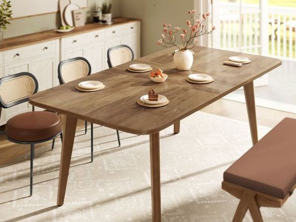Dining table with extendable table top - FREE P&P - Main image