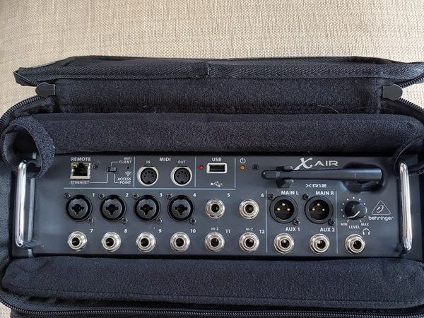 Behringer X AIR XR12 | 12 Channel Digital Mixer | Gator Case - Main image