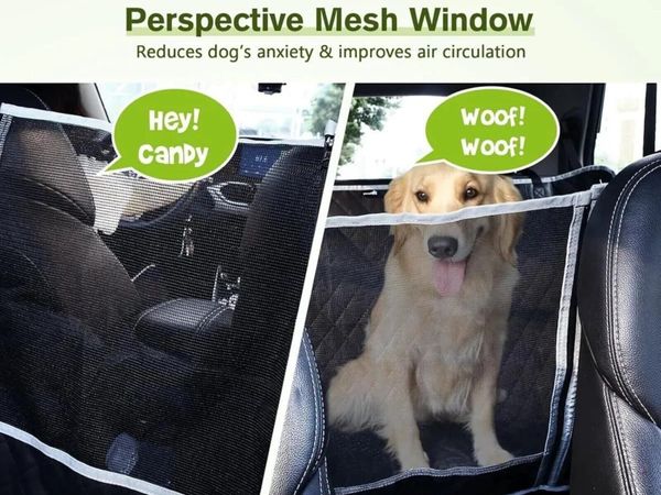 Waterproof Pet Car Seat Hammock Cover 146x136cm - Main image