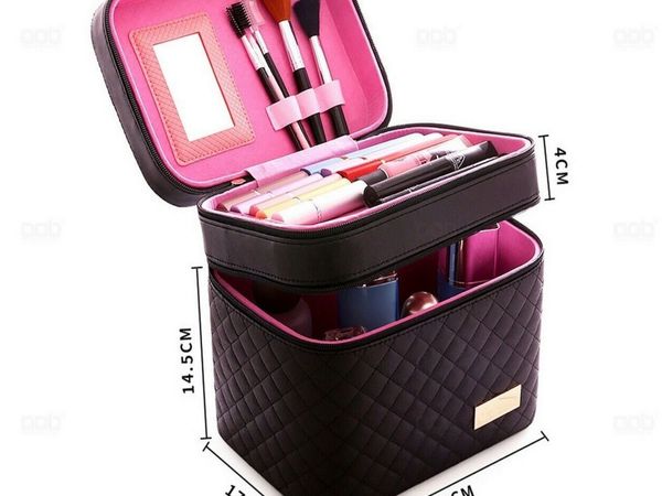 Cosmetic Case Beauty Suitcase Box Organizer Makeup - Main image