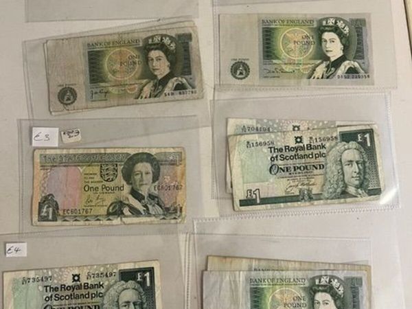 Bank Of England/Scotland/Jersey Notes - 3E Each - Main image