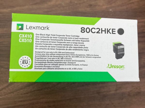 Lexmark 80C2HKE Black Toner - Main image