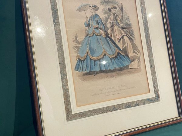 Original 19th Century Fashion Plate - Main image