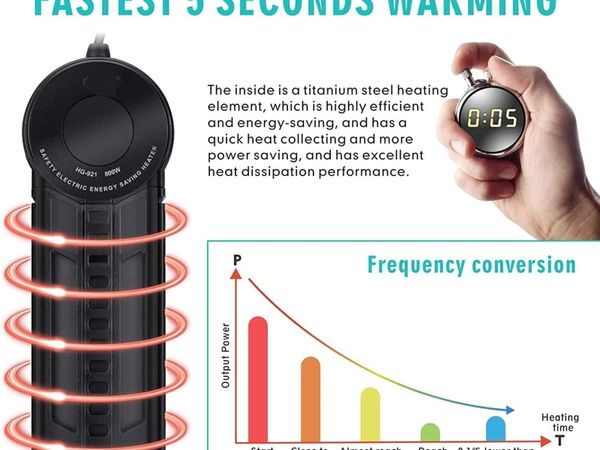 800W Aquarium Water Heater Submersible Heater - Main image