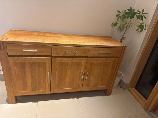 Solid Oak Side board - Main image