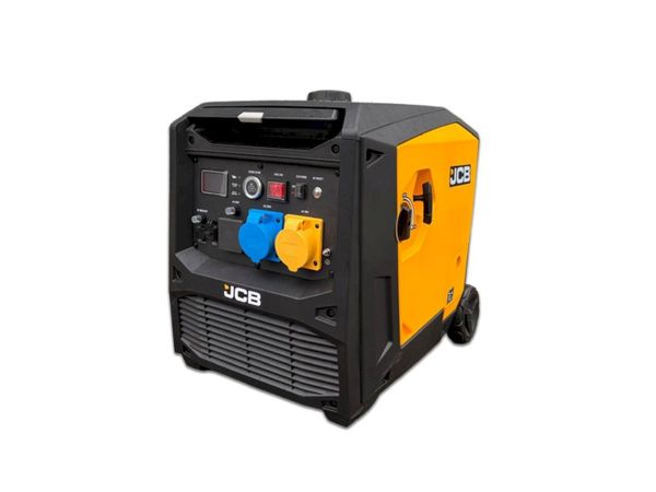 JCB 7.6k/9.5kva Portable Petrol Inverter Generator - Main image