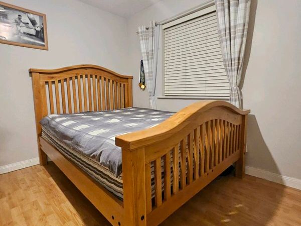 Kingsize solid pine beds for sale - Main image