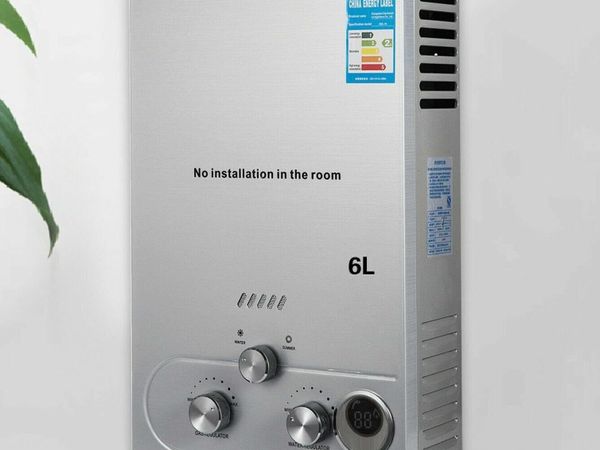 6L LPG Instant Gas Water Heater Caravan Shower - Main image