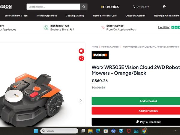 Worx landroid vision mower 300m2 - Main image
