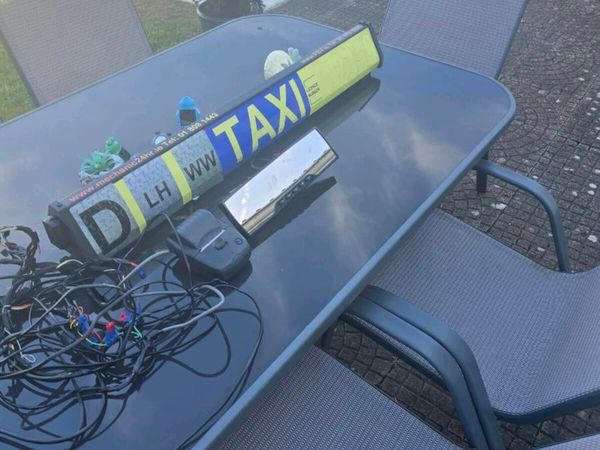 Taxi meter printer and new roofsign - Main image