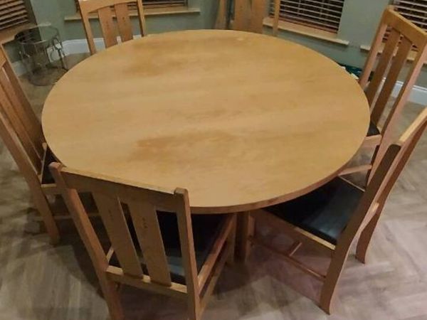 FREE Round Dining Table + 6 Chairs - Main image