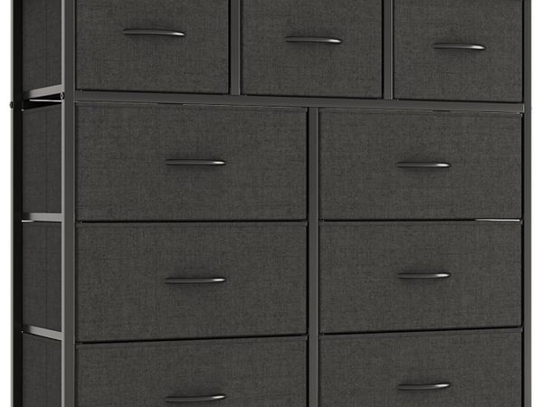 Chest of Drawers with 9 Fabric Storage Dresser - Main image
