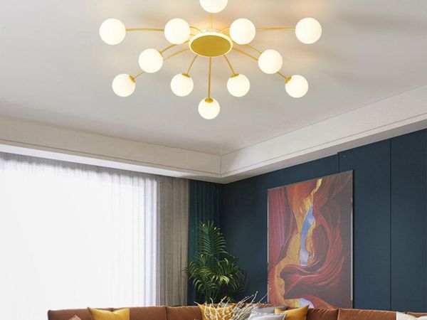 12 Lights Sputnik Chandelier Ceiling Light - Main image
