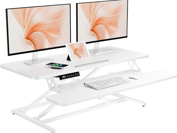 Electric Standing Desk Converter 36" 91CM - Main image