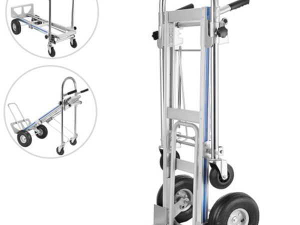 3 In 1 Aluminum Folding Sack Truck Hand Trolley Ca - Main image
