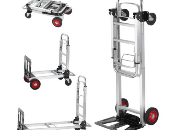 Aluminum Hand Truck, 2 in 1, 181.4 kg Load Capacit - Main image