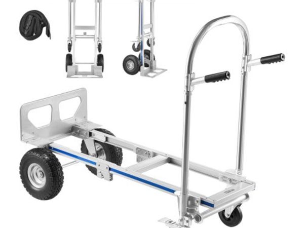 2 in 1 Hand Truck, 453.6 kg Load Capacity for 4-Wh - Main image