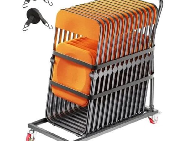Folding Chair Rack, 300 LBS Capacity, L-shape Vert - Main image