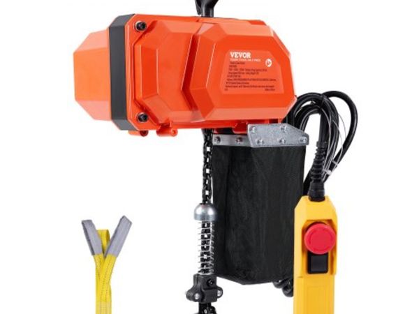 Electric Chain Hoist, 330 lbs Load Capacity, 10 ft - Main image