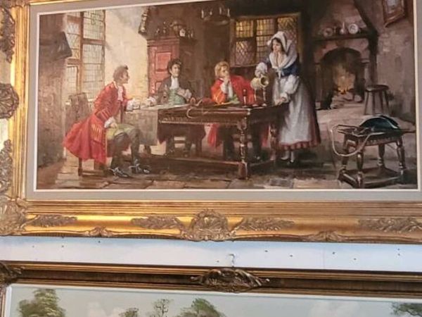 2 large paintings 220 eu.each. - Main image