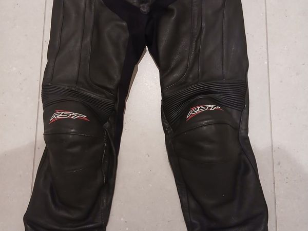 Men's Leather RST Motorcycle Trousers - Main image