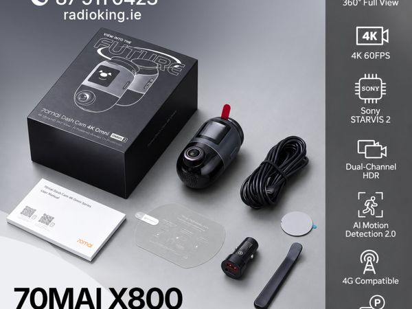 70mai X800 4K Omni Dash Cam - Main image