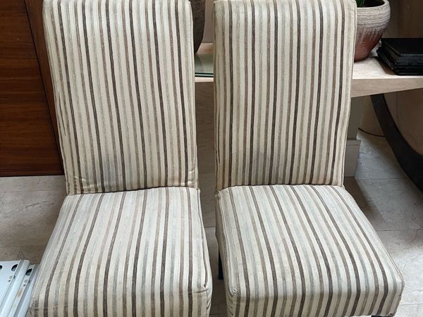 2 x Quality Classy Padded Kitchen Dining Chairs - Main image
