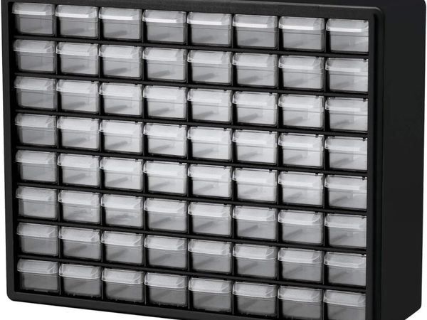 64-Drawer Plastic Drawer Storage Cabinet - Main image