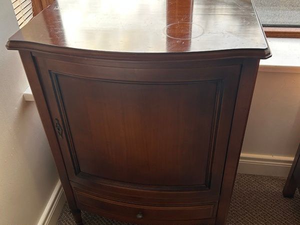 Matching mahogany drinks cabinets - Main image