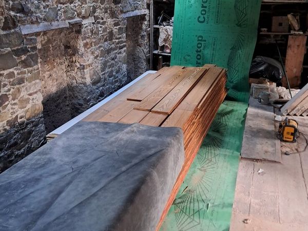 Pitch pine flooring - Main image