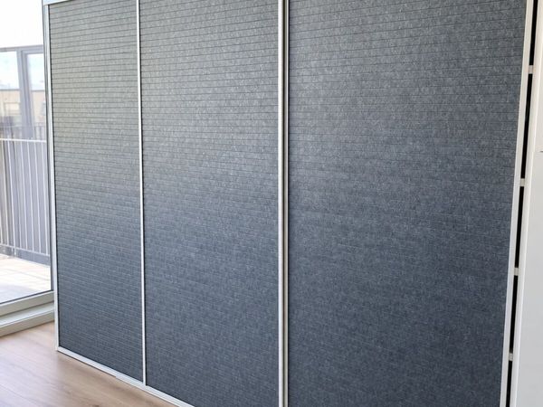 Three tall IKEA PLATSA wardrobe/storage units - Main image