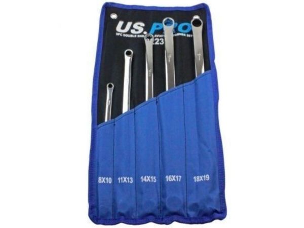 Brand New 5Pc Double End Ring Avatation Spanners - Main image
