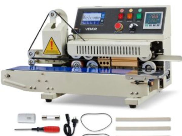 Continuous Bag Band Sealing Machine, 6-12 mm Seal - Main image