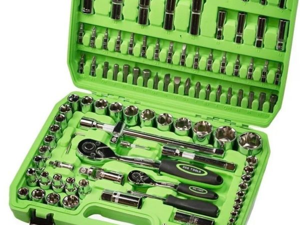Brand New DSD 108Pc 1/4” & 1/2” Socket Set - Main image