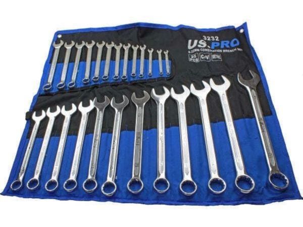 Brand New 25Pc Metric Combination Spanner Set - Main image