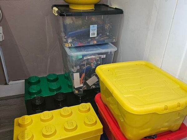 lego bundle and storage boxes - Main image