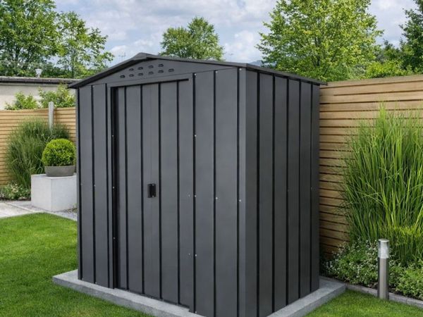 6x4 DURAMAX TOP STEEL GARDEN SHEDS - Main image