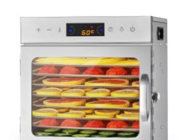 Food Dehydrator Machine, 8 Stainless Steel Trays - Main image