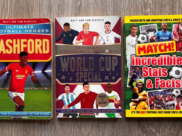Kids Football Heroes & Facts Book Bundle – Marcus - Main image