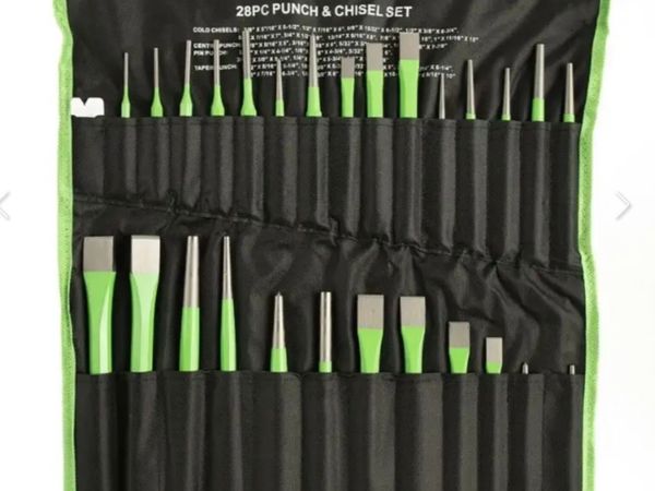 Brand New DSD 28Pc Punch & Chisel Set - Main image