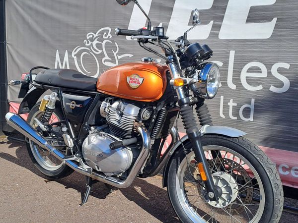 2021 Royal Enfield Interceptor 650 – Orange Crush - Main image