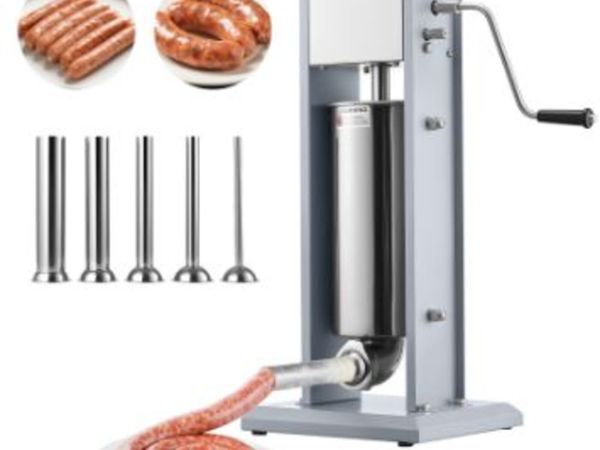 Manual Sausage Stuffer, 11 LBS / 5 L Vertical Mea - Main image