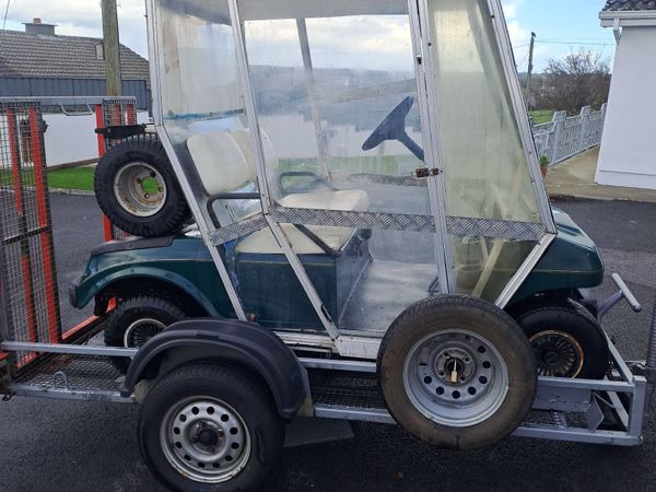 golf buggy abd trailer - Main image