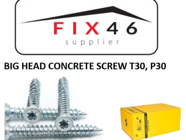 Concrete screws, various sizes, BEST PRICES!!! - Main image