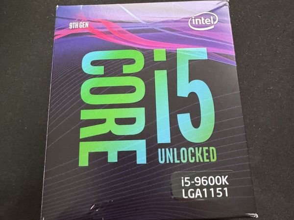 Intel CORE I5-9600K BOXED cpu - Main image