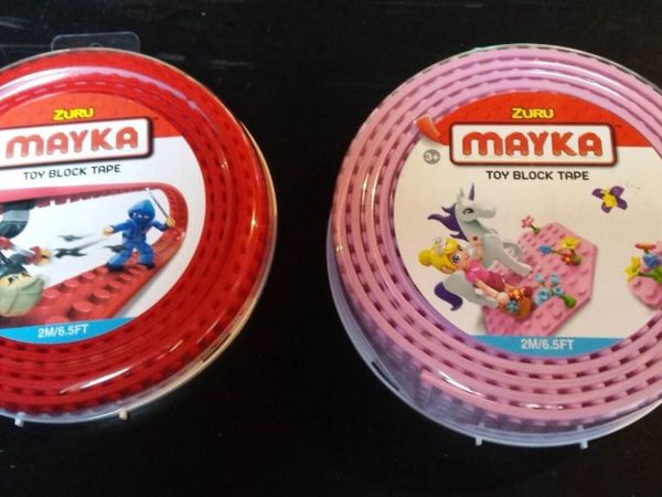 New: Mayaka tape 2metre 2 stud tape rolls x 2 - Main image